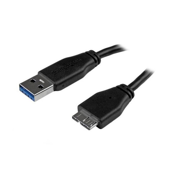 USB 3.0 slim A til Micro B kabel - STARTECH - 15 cm - Dobbelt skærmet - 5 Gbps datahastighed