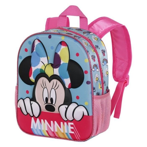 Barn ryggsäck 3D - KARACTERMANIA - Minnie Mouse - Blå - Förskola - 11x26x31 cm Blå
