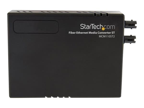 Nopea Ethernet - STARTECH - MCM110ST2EU - 10/100 - 2 km - 2 Porttia