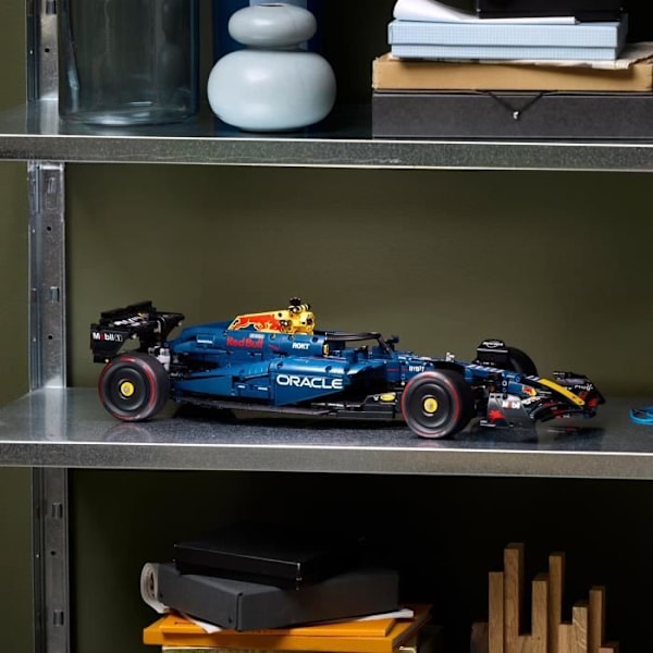 LEGO Technic F1 Oracle Red Bull Racing RB20 - Samlarsats för vuxna - Inkluderar en V6-motor och en växellåda Röd, Blå, Svart