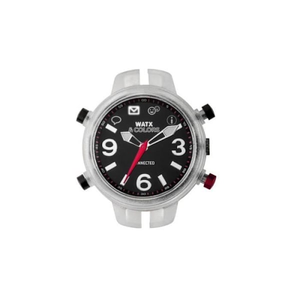 Ur - WATX - RWA6000 - Quartz - Dobbelt display - Sort Svart