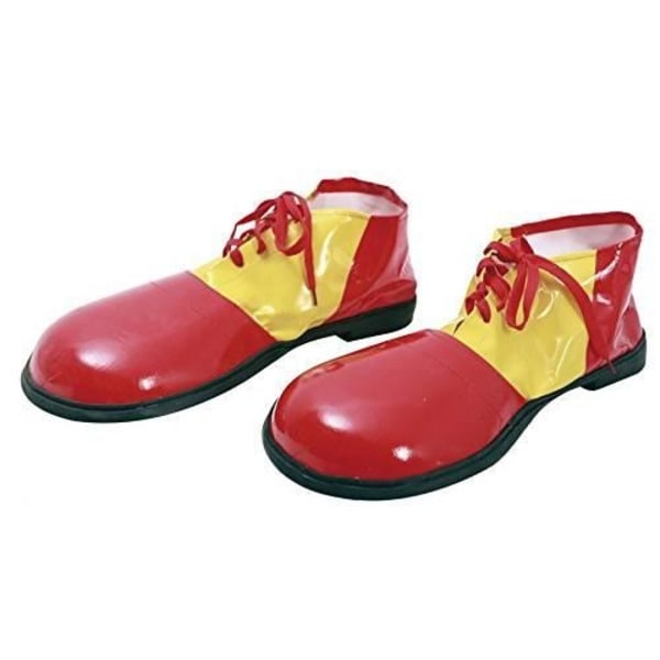 Clownskor - Viving-kostymer - One Size - Röd - Unisex - Vuxen