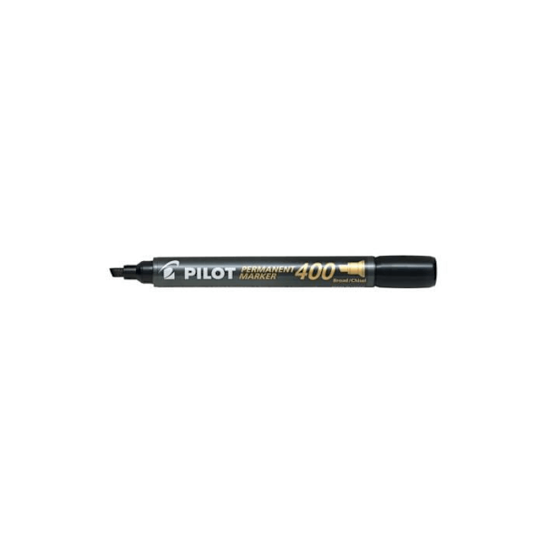 Pilot 400 Black Permanent Marker 4mm bred