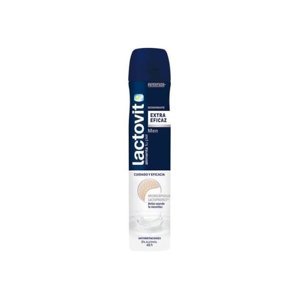 Spray deodorant - Lactovit - Til mænd - 200 ml - 48 timer - Alle hudtyper