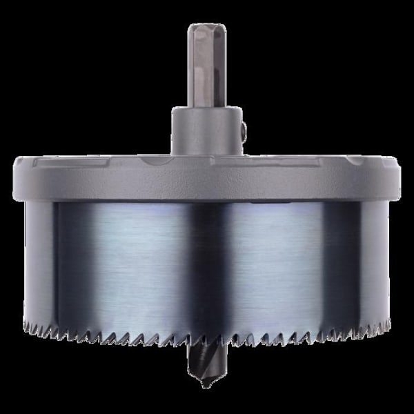 wolfcraft - Multi-Blade Hulsav - Diameter 60, 68, 74, 80, 95 mm - Skæredybde 33 mm, Centreringsbor - ref. 2162000 Grå