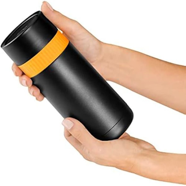 Rejsekrus - BH - Effektiv Enjoy - 500 ml - Rustfrit stål - Moderne design Orange