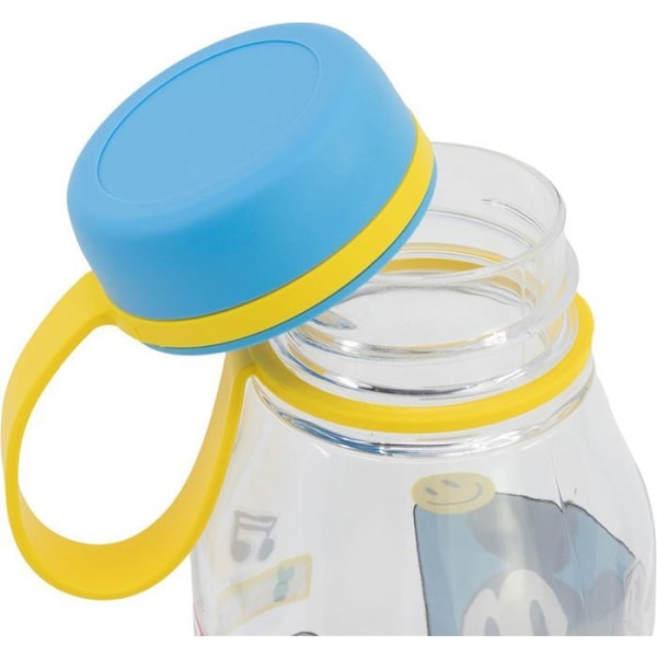 Tataway läpinäkyvä Disney Ecozen juomapullo lapsille tritan Mickey Mouse 460 ml silikonikorkilla ja -kahvalla