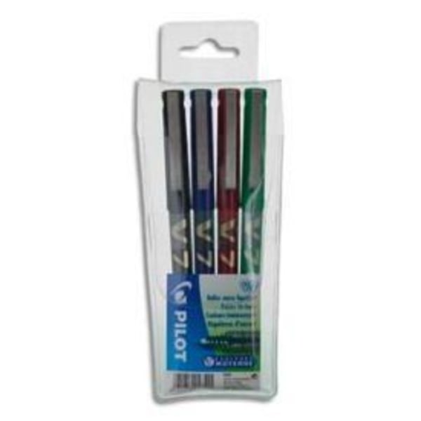 Stylo roller V7 - PILOT - V7 Hi-Tecpoint - Neulapää - Vihreä nestemäinen muste Mörkgrön