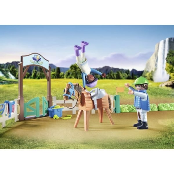 PLAYMOBIL 71637 Ridehal, Vandfaldheste, 67 dele, Fra 5 år Flerfärgad