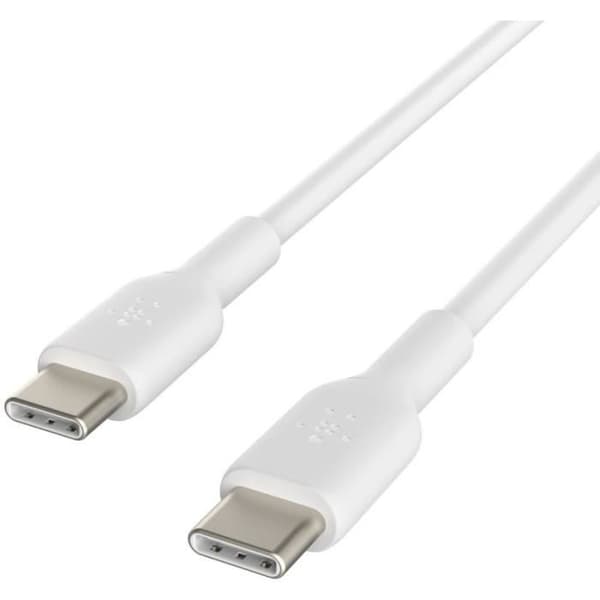 BELKIN USB-C–USB-C-kaapeli 1M valkoinen hvid
