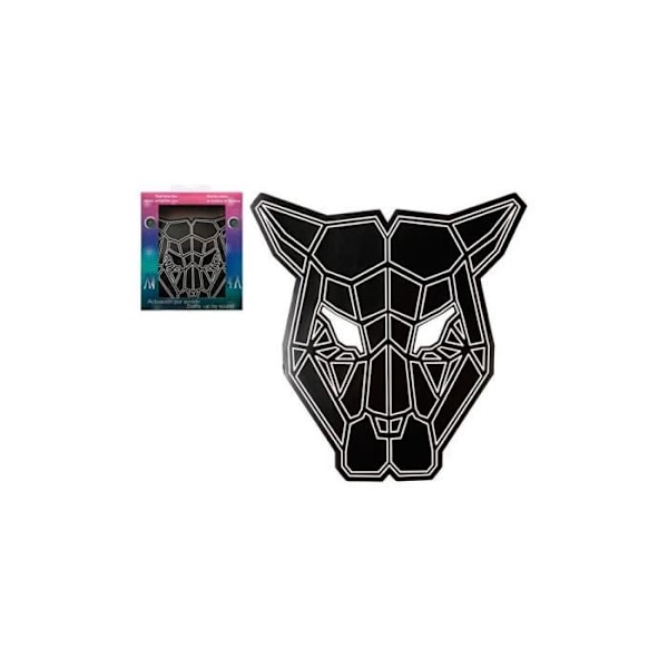 Bull Led Mask - BigBuy Carnival - Svart - LED-belysning - Ljudsensorer