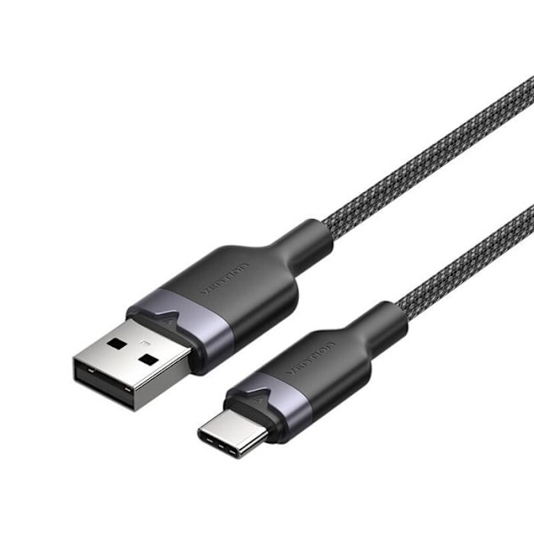 Lade Kabel - VENTION - USB 2.0 A til USB-C - 3A - 1 m - Sort Sort