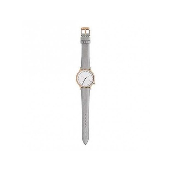 Kvinnotavla - Komono - KOM-W2812 - Ø 36 mm - Läder - Quartz - Vattentålighet 3 ATM Vit