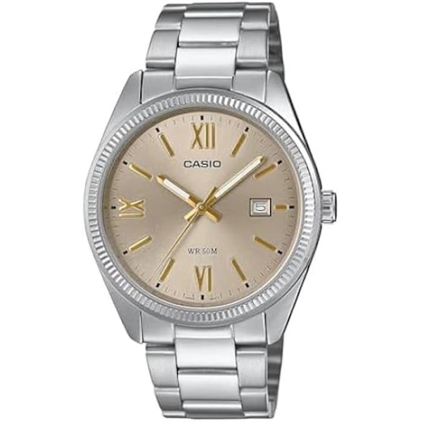 Ur - CASIO - MTP-1302DD-9AVDF - Stål - Vandtæthed 3 ATM - Analogisk Silver