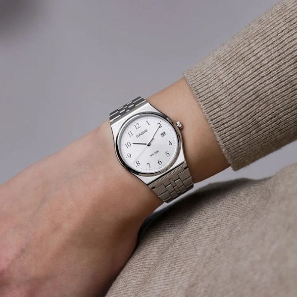 Casio Kello - Unisex - MTP-B145D-7BVEF - Hopea Ruostumaton teräs - 35 mm - 5 bar Pengar