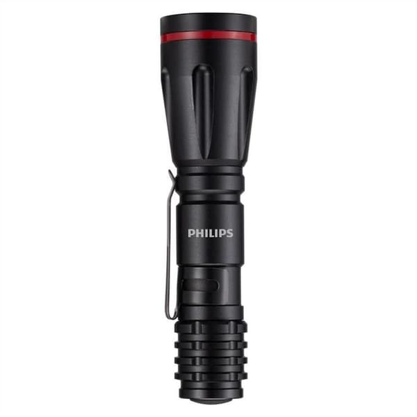 LED-valaistus - PHILIPS - taskulamppu - 70 lumenia - IPX4 - Musta