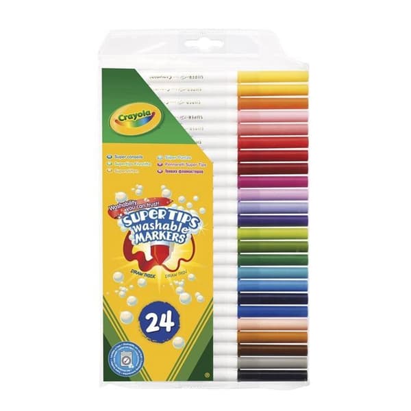 24 Crayola tegnepenne Multifarvet