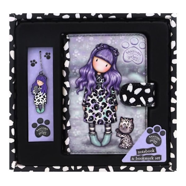 "Muistivihko kanssa Kirjanmerkki - Safta - Smitten Kitten - Monivärinen - Yhteensopiva - 12x15,3cm" Flerfarvet