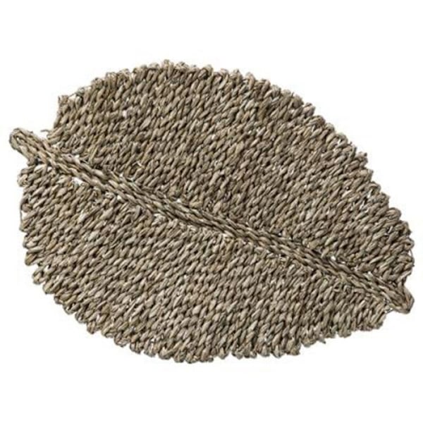 Reed tabletti "Leaf" 33x48cm Natural Naturlig