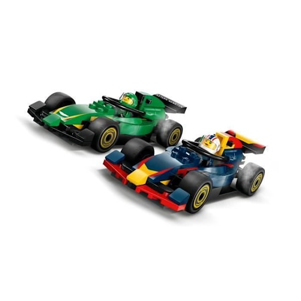 LEGO City 60445 F1-lastbil med F1-bilerne RB20 og AMR24 - Spil til drenge fra 8 år. Flerfärgad