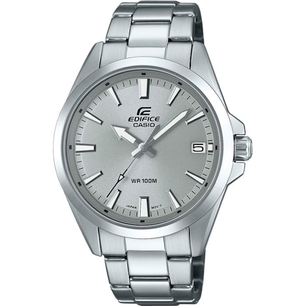 Klocka - CASIO - EFV-100D-8AVUEF - Rostfritt stål - Kvarts - Vattentålighet 10 bar Silver, kol