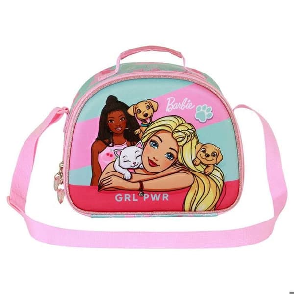 Sac Repas 3D - Barbie Pets - Rose - One Size Rose