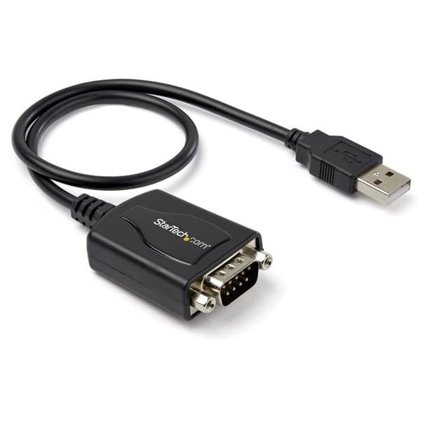 Kaapeliadapteri - StarTech - USB USB:stä DB9 RS232:een - 30 cm - COM-portin muistaminen - Musta