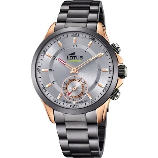 Smartwatch - Lotus - 18808/1 - PVD Anthracite og Rose - Vandtæthed 10ATM - 43mm grå