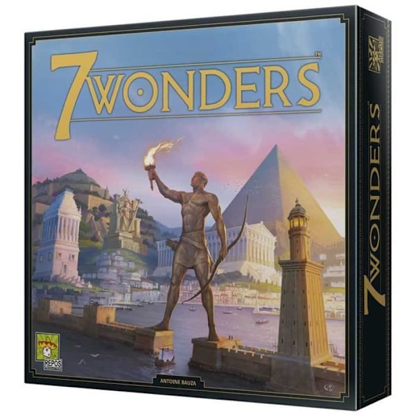 Kortspel - ASMODEE - 7 Wonders - 7 spelare - Ny Utgåva - 30 minuters spel