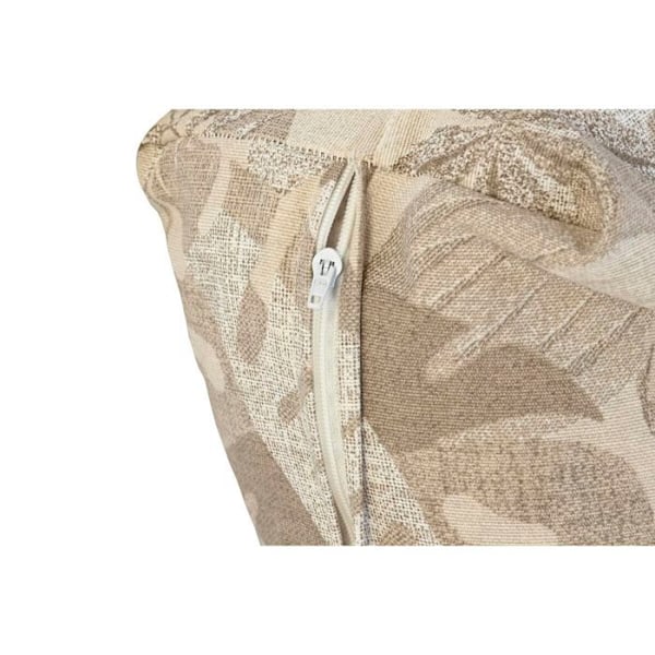 Lattiapatja - DKD Home Decor - Kasvin lehti - Alumiini - 120x80 cm - Irrotettava päällinen grå/ljusbrun