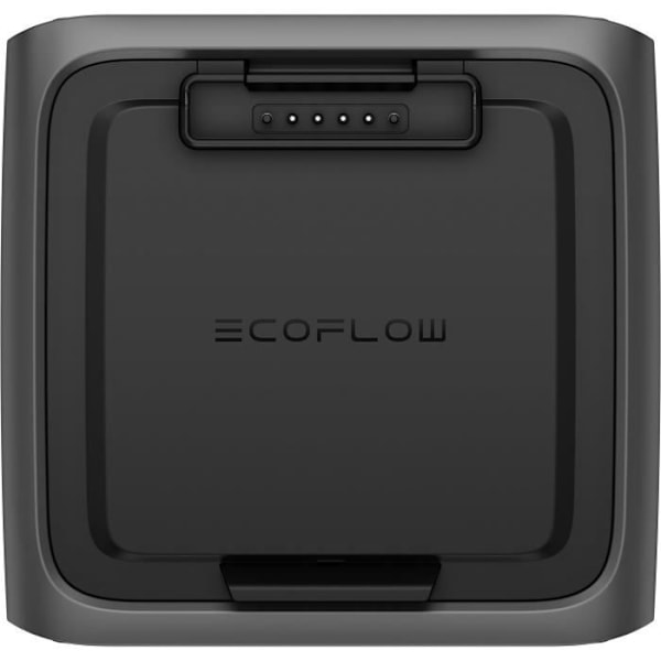Intelligent extra batteri - EcoFlow - RIVER 3 Plus EB300 - LiFePO4-batteri 286 Wh för bärbar energistation Svart