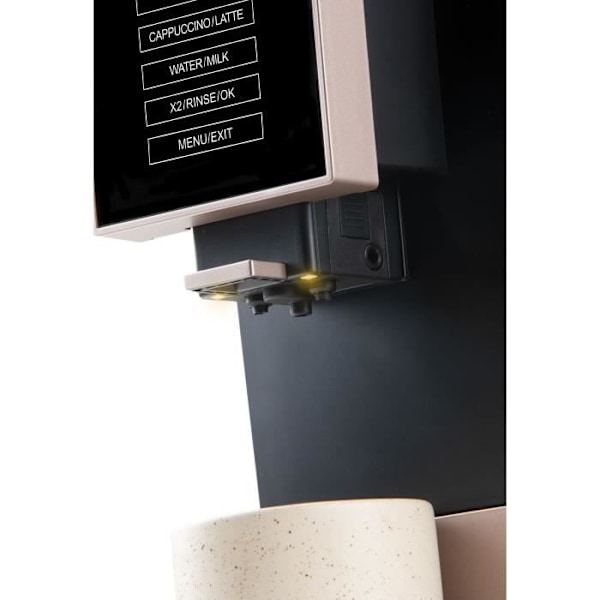 Automatisk espressomaskin med kvarn - DOMO - DO743K - 1350 W - 19 bar - 125 g kaffe - Svart