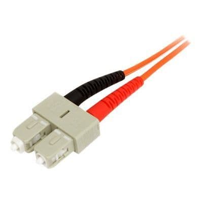 Duplex fiberoptisk patchkabel 50/125 multimode 2 m LC - SC - STARTTECH