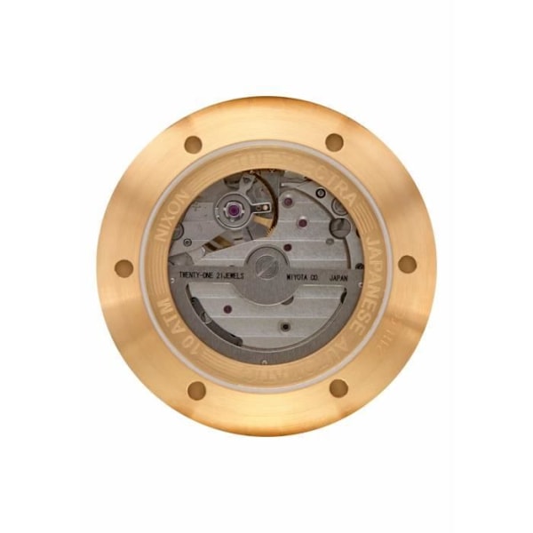 Ur - Nixon - Spectra - Automatisk - Skeletok - Sort/Guld Sort/guld