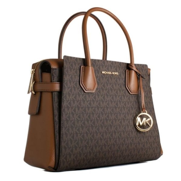 Håndtaske - MICHAEL KORS - 35F2GM9S8B-BROWN - Brun Læder - Lynlås - Kvinde kastanj