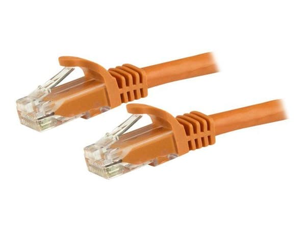 Cat6 Gigabit UTP netværkskabel uden krog - 10 m - Sort - STARTTECH