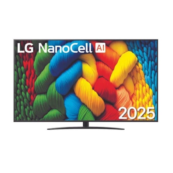 TV NanoCell LG 86NANO81A6A 217 cm 4K UHD 2025 musta