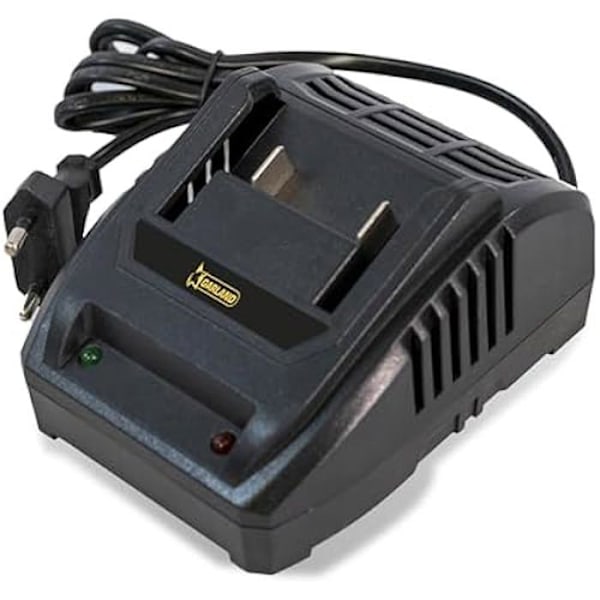 Batterioplader - GARLAND - Keeper 20 V - Enkelt oplader - Sort - Indendørs - Genopladelig