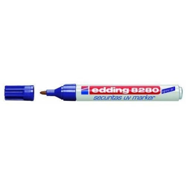 Edding e-8280 10 kappaleen UV-kestomarkerisarja, terä 1,5-3 mm, väritön
