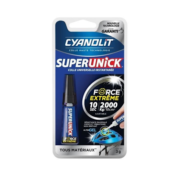 Reparationslim - CYANOLIT - Super unick instant plast - 3 g - Ultra-hurtig - Alsidig