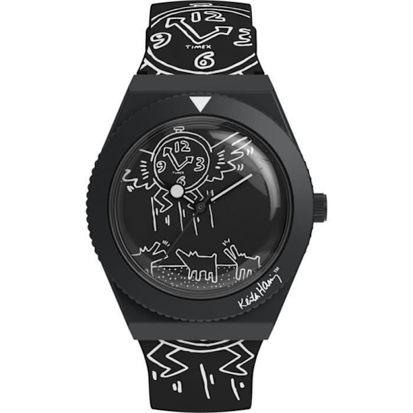 TIMEX Watch - Herr - TW2W25600 - 5 ATM vattentät - Svart silikonrem Svart
