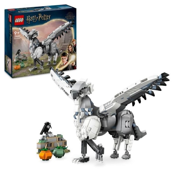LEGO® Harry Potter 76427 Buckbeak - Hippogrif - Födelsedagspresentidé för barn Vitt och grått