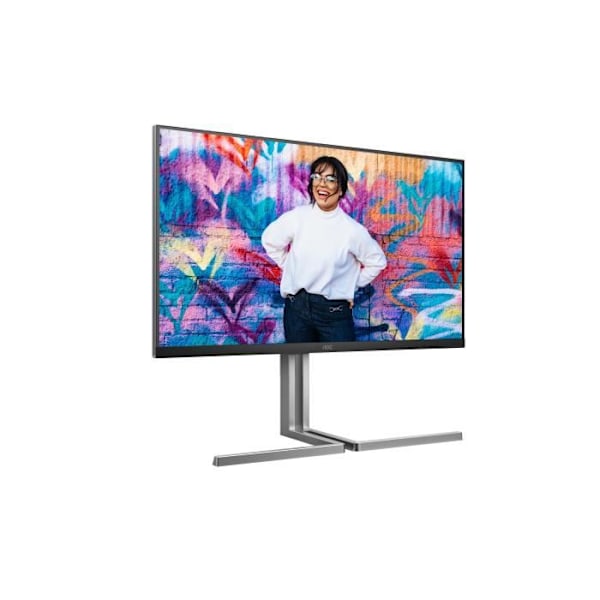 Skærm - AOC - U32U3CV - Nano IPS - UHD 3840 x 2160 - Delta E < 2 Sort