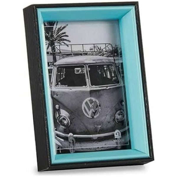 Fotoramme - GAVEDEKOR - Standard - Flerfarvet - 12x19,5x17,5 cm - 1 foto 10x15 cm Flerfärgad