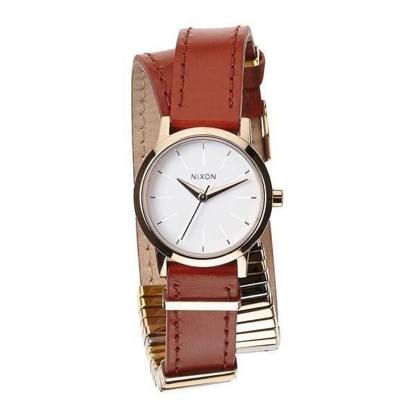 Damklocka - Nixon - A403-1749-00 - Läder - 26 mm - 5 ATM vattentäthet Vit