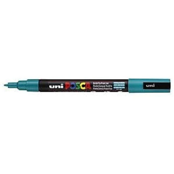 Merkki - UNI-BALL - Uni Posca 0,9-1,3 mm - Monivärinen - Pyyhimätön - Hieno kärki mångfärgad