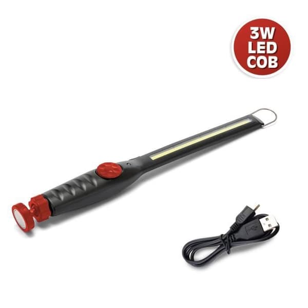 Lommelygte - BLACKMAN - Genopladelig - LED - 3W - Magnetisk Base