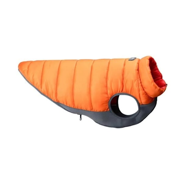 Käännettävä toppatakki - Red Dingo - 40 cm - Punainen ja oranssi - Vettähylkivä - Neopreeni ja fleece rød og orange