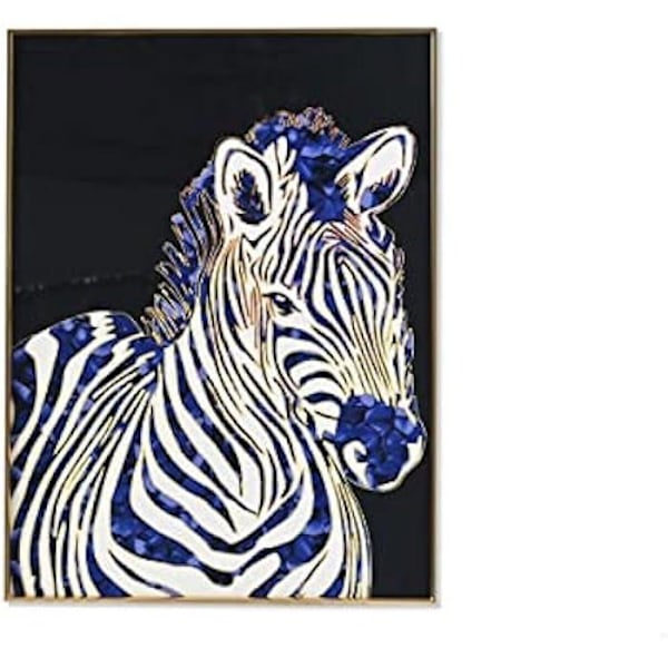 Bord - DKD HOME DECOR - Standard - Flerfarvet - Aluminium og MDF - 60x80 cm Flerfärgad