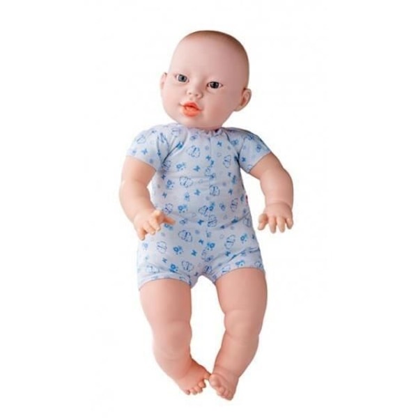 Asiatisk mjuk kropp nyfödd babydocka 45 cm pojke - BERJUAN - Elfenben - Vit - Nej Elfenben